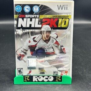 NHL 2K10 (Nintendo Wii, 2009) 2K Sports Hockey Alex Ovechkin Complete W/ Manual